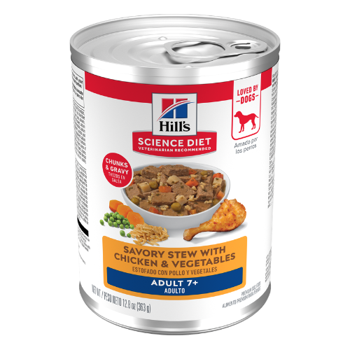 Hill's Science Diet Senior 7+ Savory Stew With Chicken & Vegetables Canned Dog Food