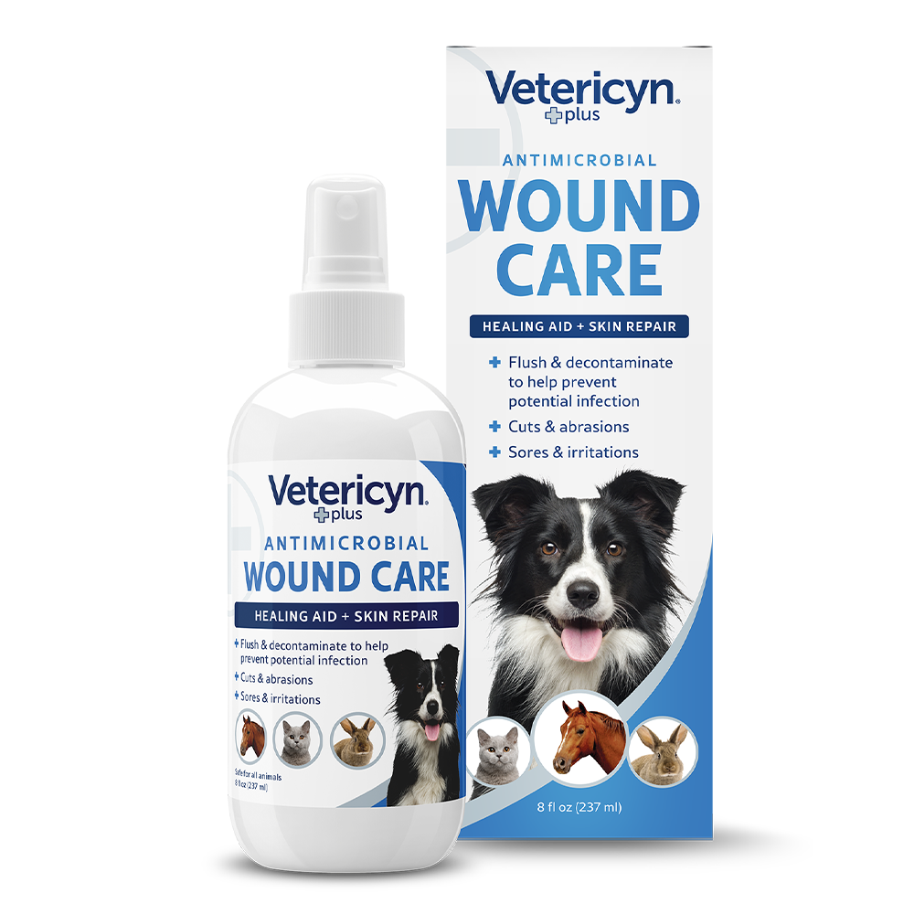 Vetericyn Plus Antimicrobial All Animal Wound and Skin Care Spray 3 oz