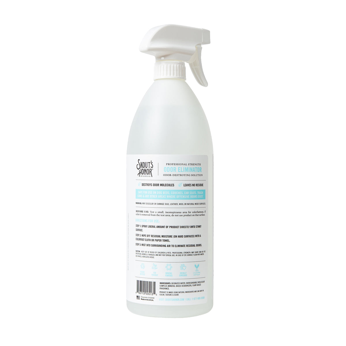 Skout's Honor Professional Strength Pet Odor Eliminator Spray 35 oz
