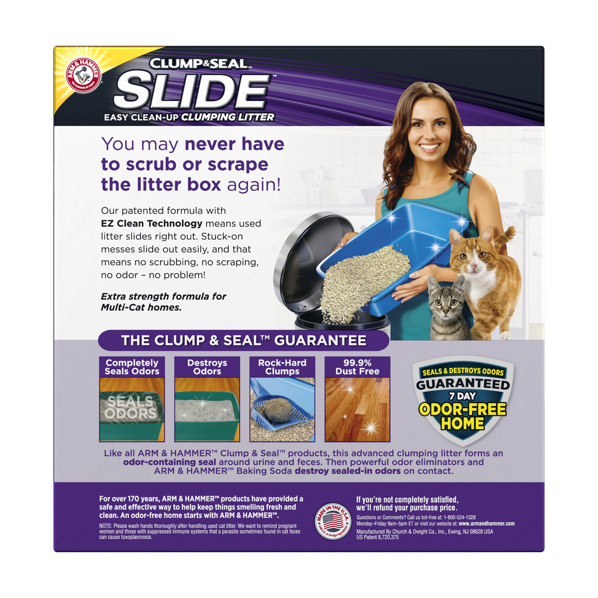 Arm & Hammer Slide Multi-Cat Scented Clumping Clay Cat Litter