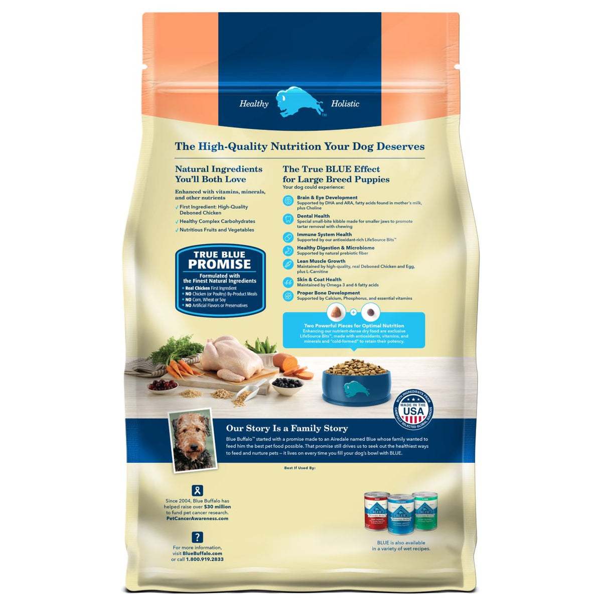 Blue Buffalo Life Protection Formula Large Breed Puppy Chicken & Brown Rice Recipe Adult Dry Dog Food