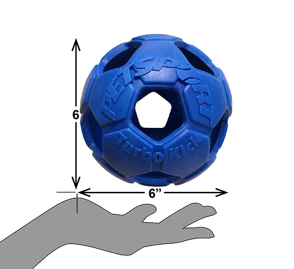 Petsport Turbo Kick Soccer Ball 6 in