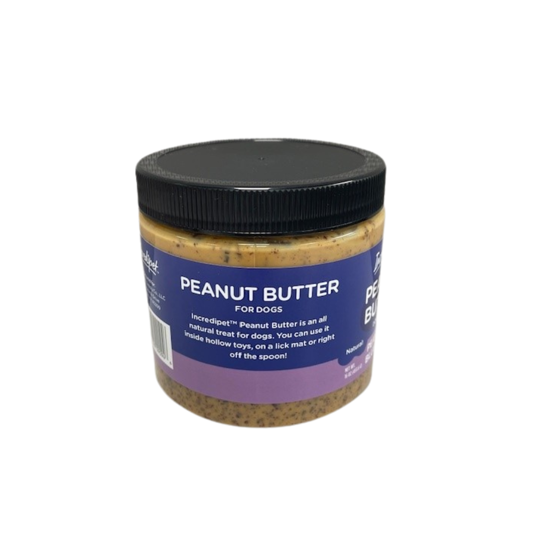 Incredipet Natural Peanut Butter Peanuts & Blueberry Recipe for Dogs 16 oz