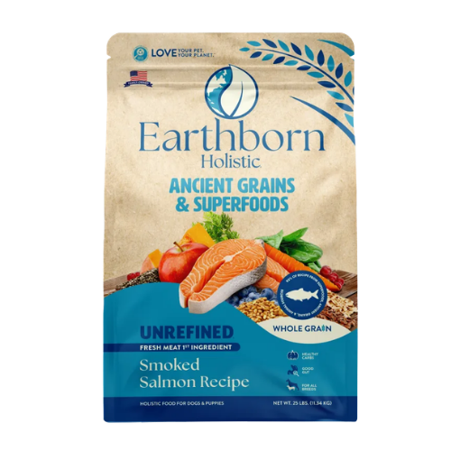 Earthborn Holistic Unrefined Smoked Salmon with Ancient Grains & Superfoods Dry Dog Food