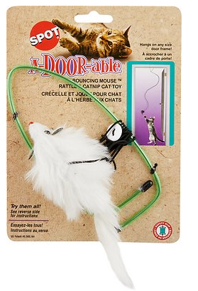 Spot Ethical Cat A-Door-Able Bouncing Mouse Cat Toy