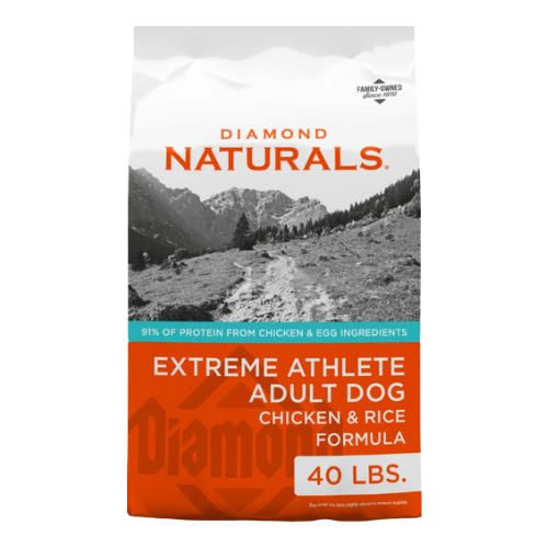 Diamond Naturals Extreme Athlete Formula Dry Dog Food 40 lb