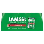 Iams ProActive Health Classic Ground with Lamb & Whole Grain Rice Adult Canned Wet Dog Food Case of 6