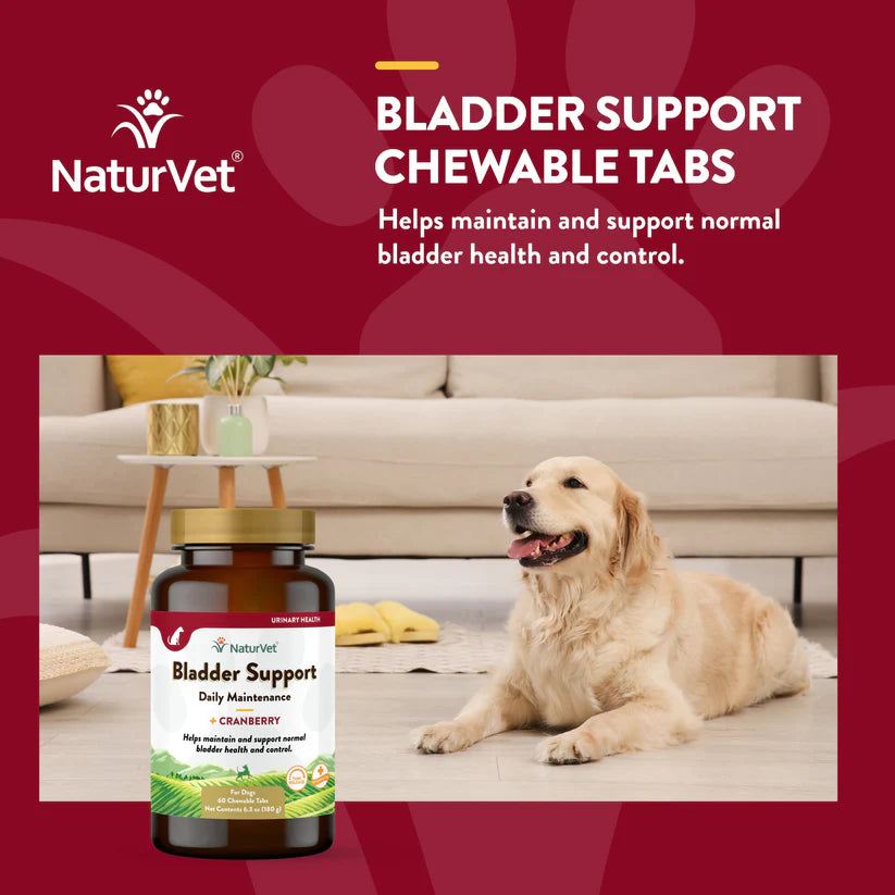 Naturvet Bladder Support Chewable Tablets for Dogs 60 ct