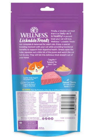 Wellness Lickable Cat Treats Tuna Recipe with Broth 2.5 oz