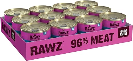 Rawz 96% Salmon Pate Canned Cat Food