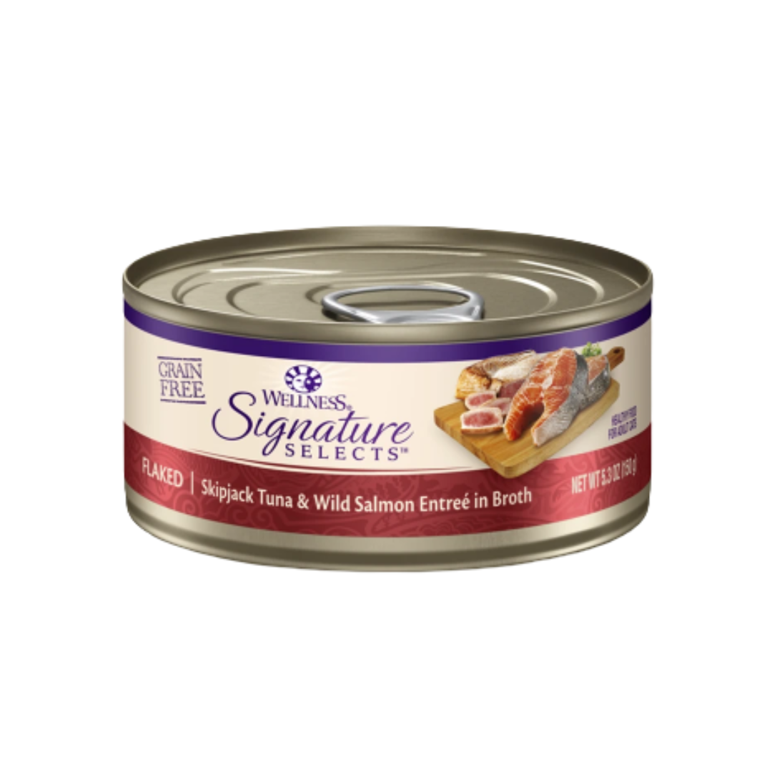 Wellness CORE Signature Selects Flaked Skipjack Tuna & Salmon Canned Cat Food