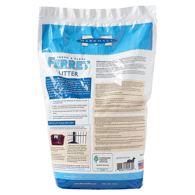 Marshall Fresh & Clean Ferret Litter 5 lb