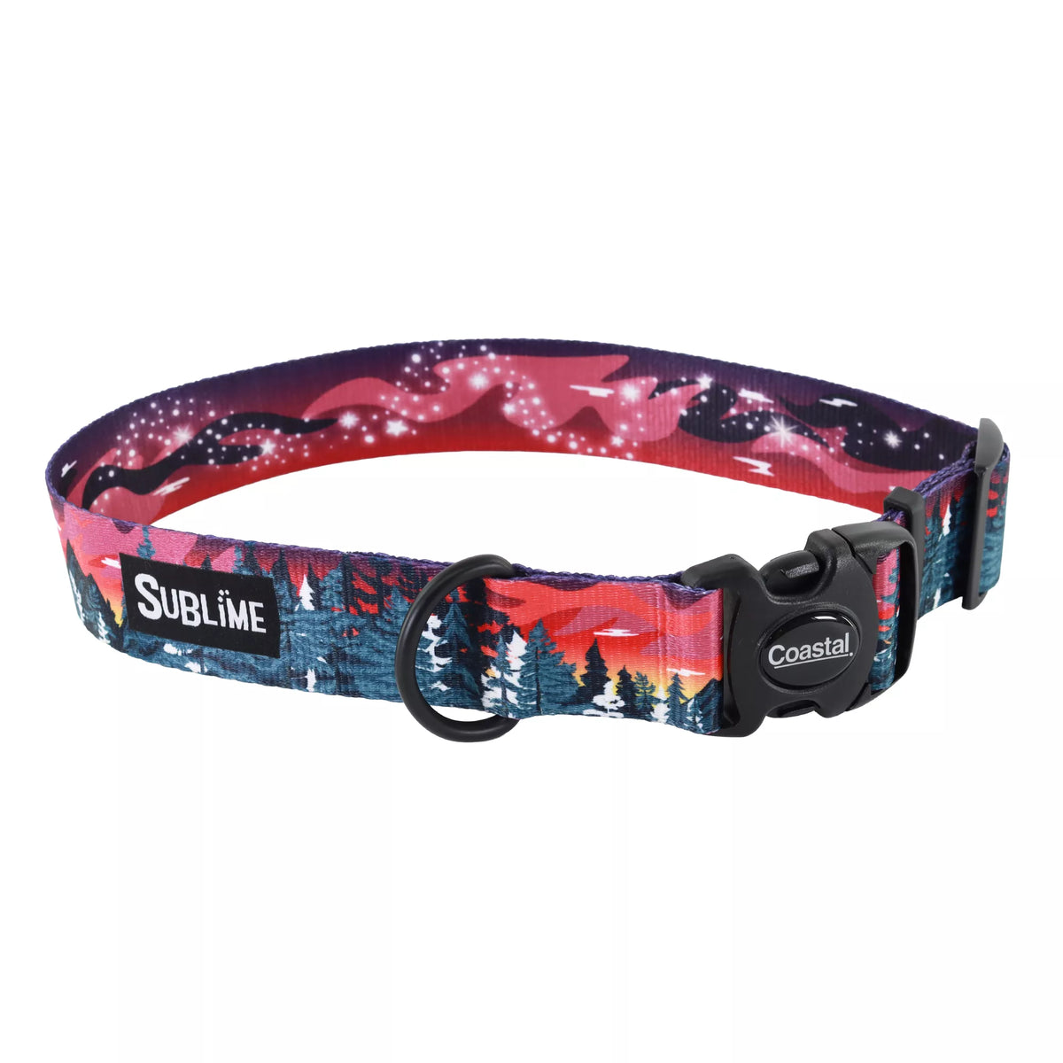Coastal Pet Products Sublime Adjustable Dog Collar- Purple Mountain