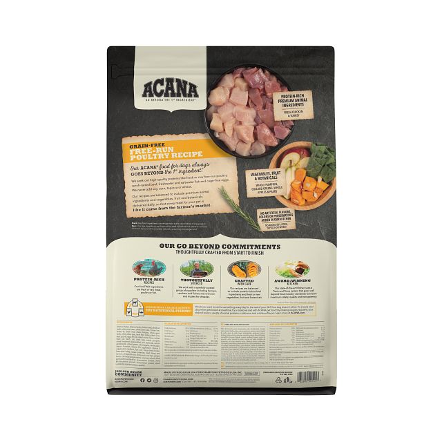 Acana Free-Run Poultry Formula Grain-Free Dry Dog Food