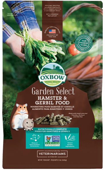 Oxbow Animal Health Garden Select Hamster & Gerbil Dry Food 1.5 lb