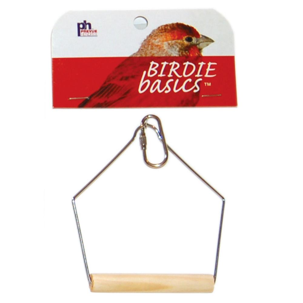 Prevue Birdie Basics Wood Swing For Birds, 3.25"W X 5"H S