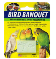 Zoo Med Bird Banquet Vegetable Mineral Block SM/MD