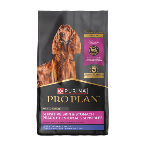 Purina Pro Plan Sensitive Skin & Stomach Lamb & Oatmeal Dry Dog Food 4 lb