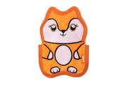 Growl Flip Floppz Fergie the Fox Plush Dog Toy 8.5 in