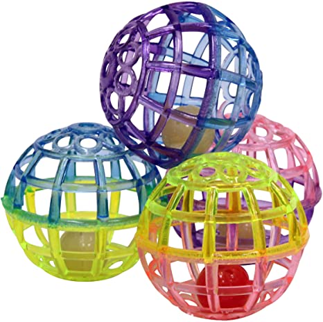 Spot Ethical Pet Lattice Balls Cat Toys 4 pk
