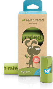 Earth Rated Unscented Dog Waste Refill Rolls 120 pk
