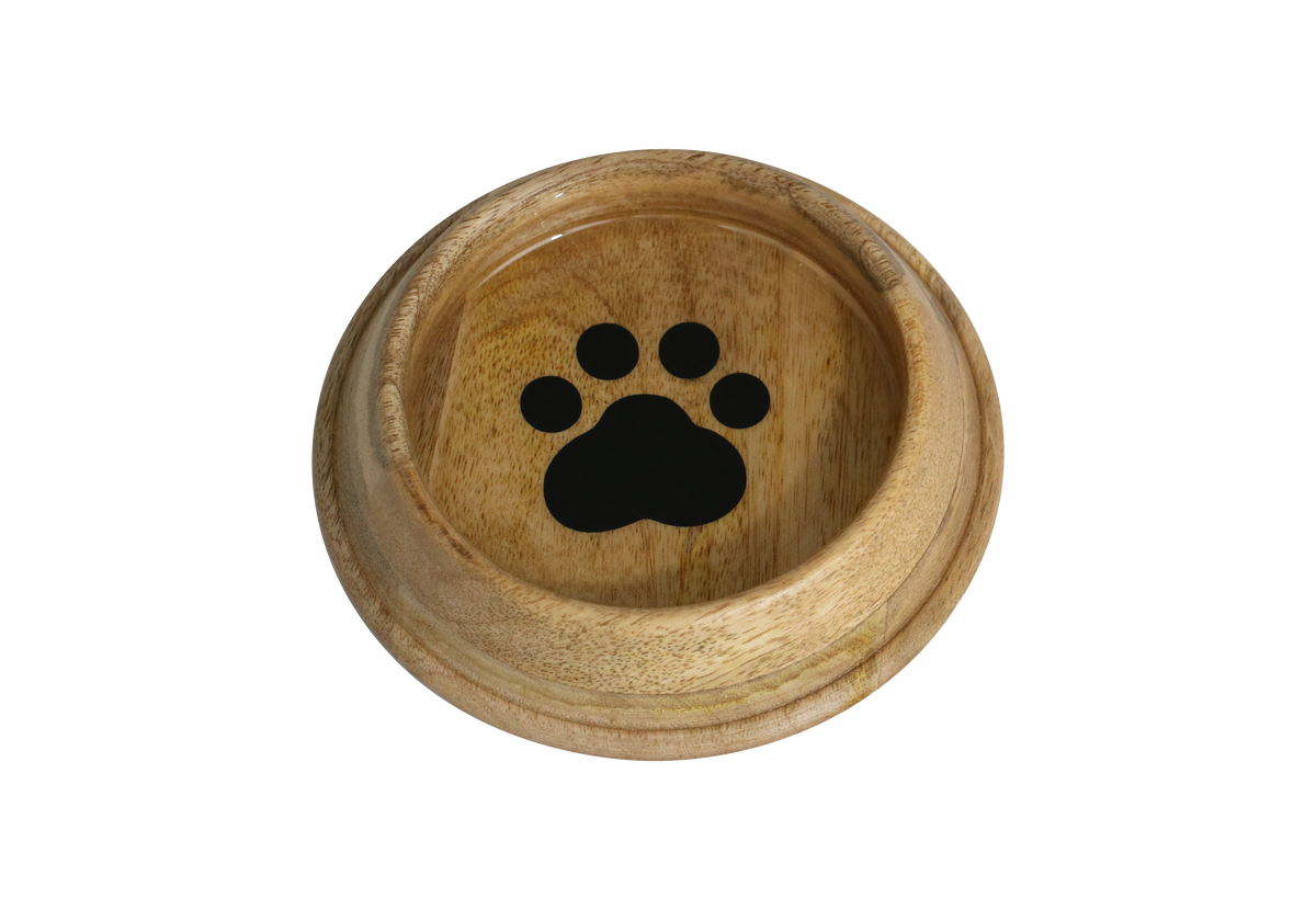 Incredipet Non-Skid Wood Bowl S