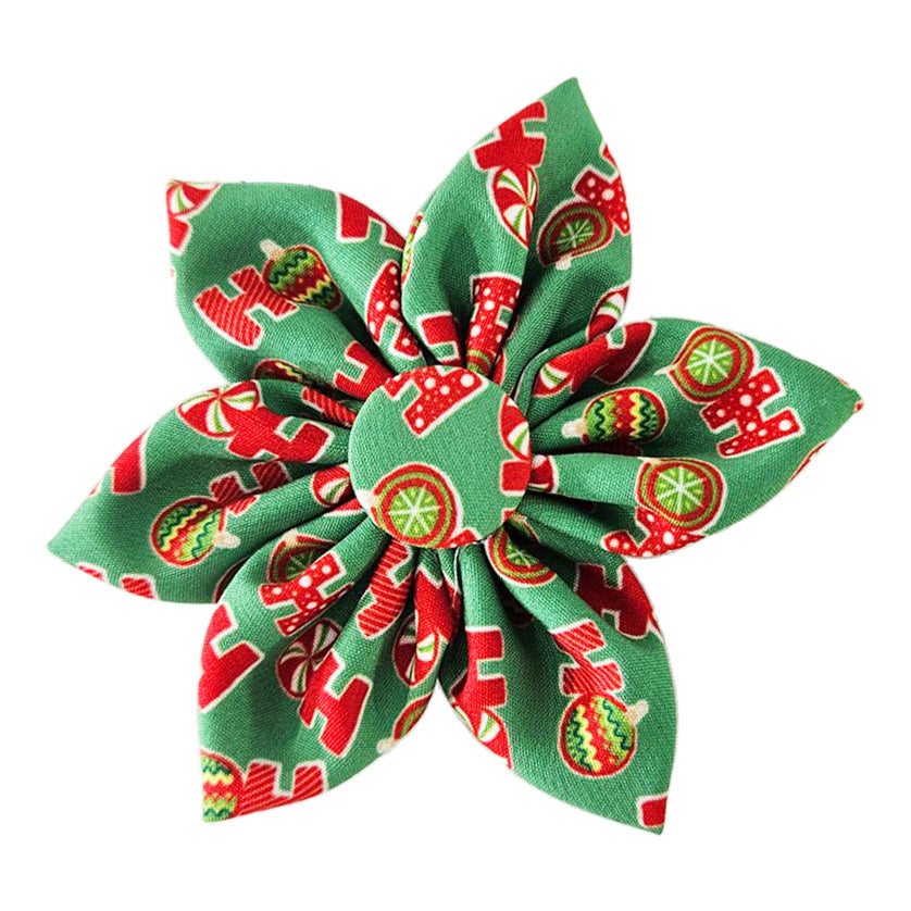 Huxley & Kent Holiday HO HO HO Pinwheel Collar Accessory
