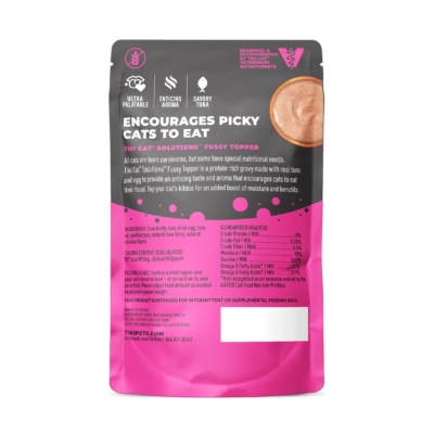 Tiki Cat Solutions Fussy Tuna Recipe in Broth Cat Food Topper 1.5 oz