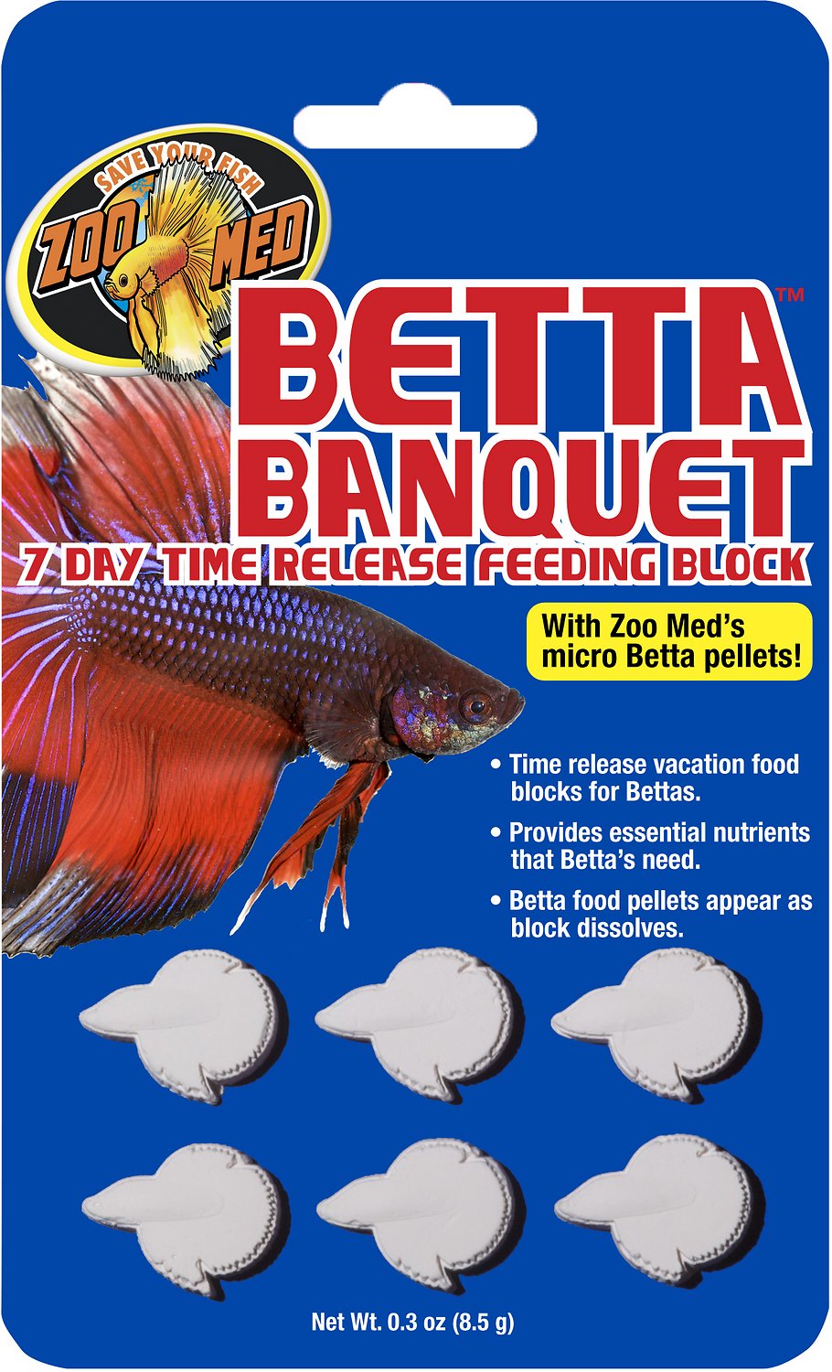 Zoo Med Betta Banquet Food 6 pk