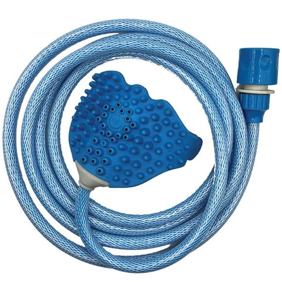 Kole Imports Handheld Pet Bathing Hose with Sprayer Brush 8 ft