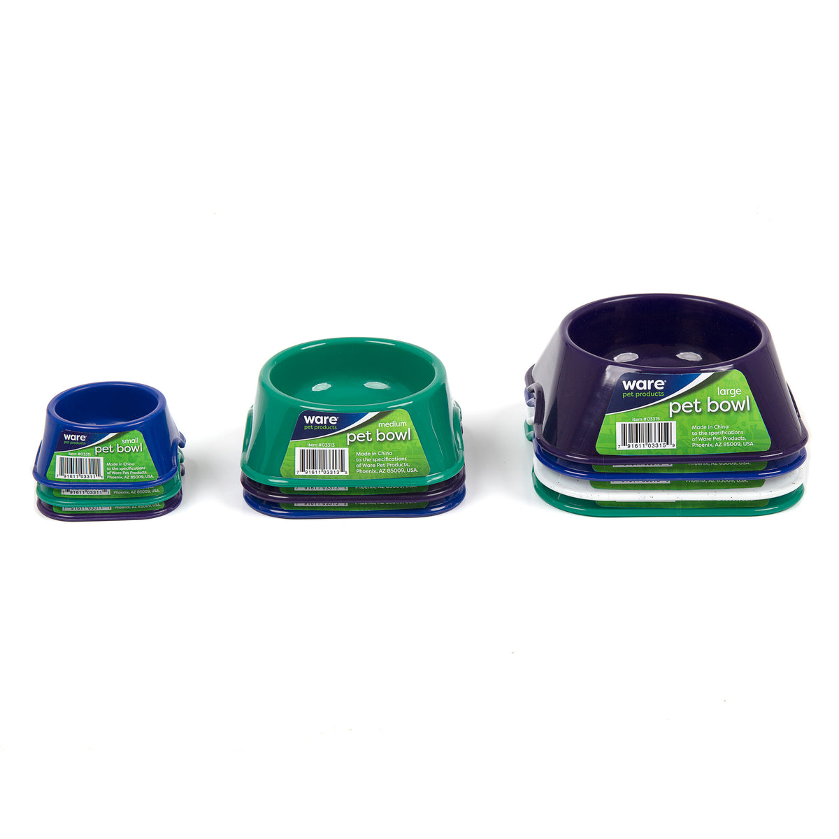 Ware Best Buys Small Animal Bowl, Assorted Colors