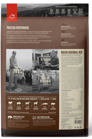 Orijen Regional Red Grain-Free Dry Dog Food