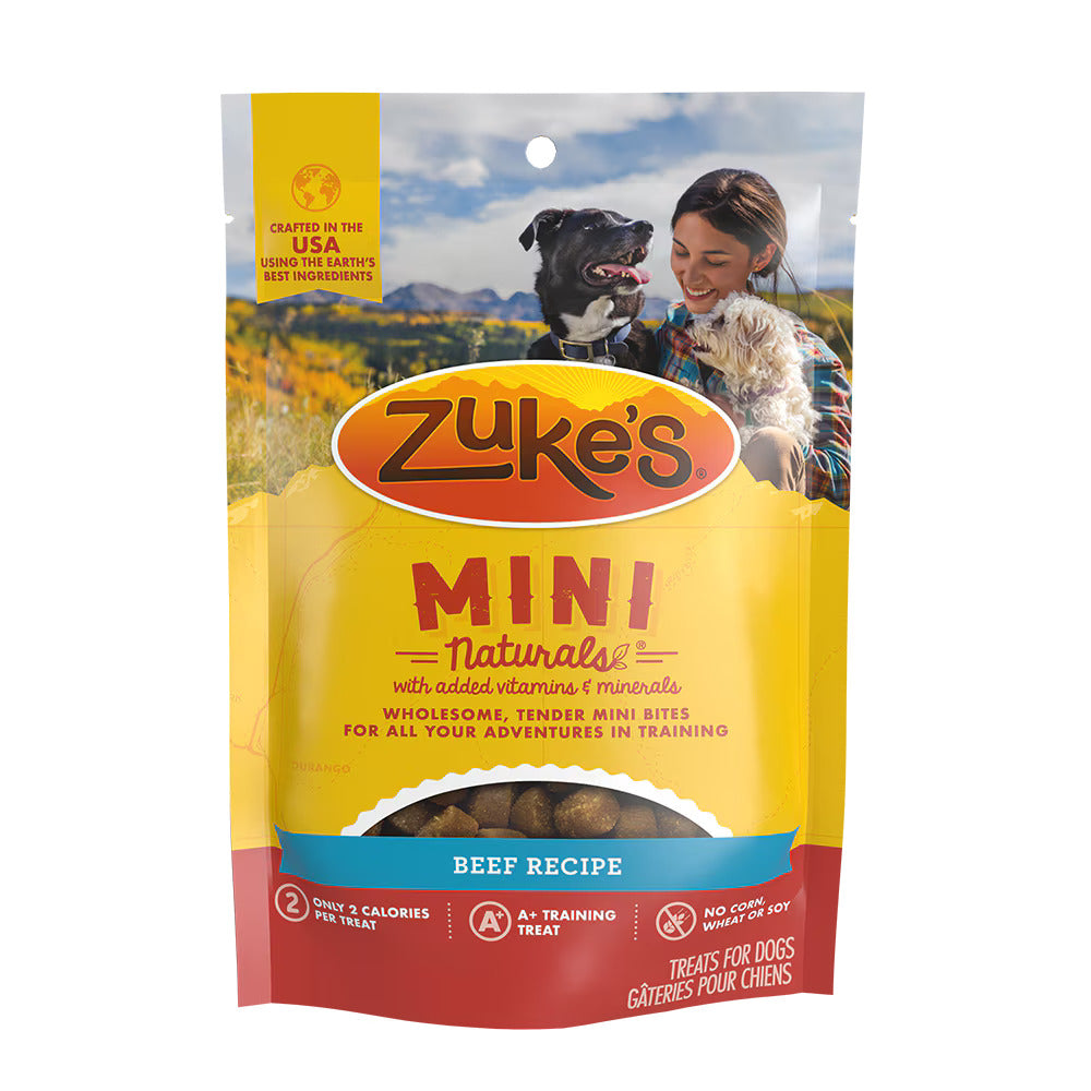 Zuke's Mini Naturals Beef Recipe Dog Treats
