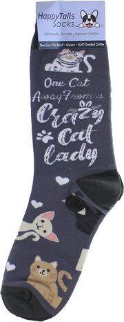 E & S Imports Pet Lover Socks Love My Cat, Unisex, One Size Fits Most