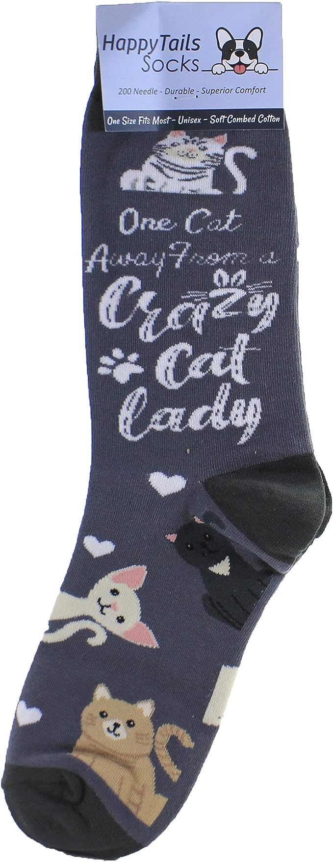 E & S Imports Pet Lover Socks Love My Cat, Unisex, One Size Fits Most