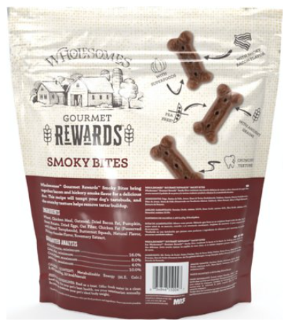 Wholesomes Rewards Smokey Bites Biscuits 3 lb