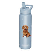 E & S Imports Serengeti Red Dachshund Stainless Steel Water Bottle 24 oz