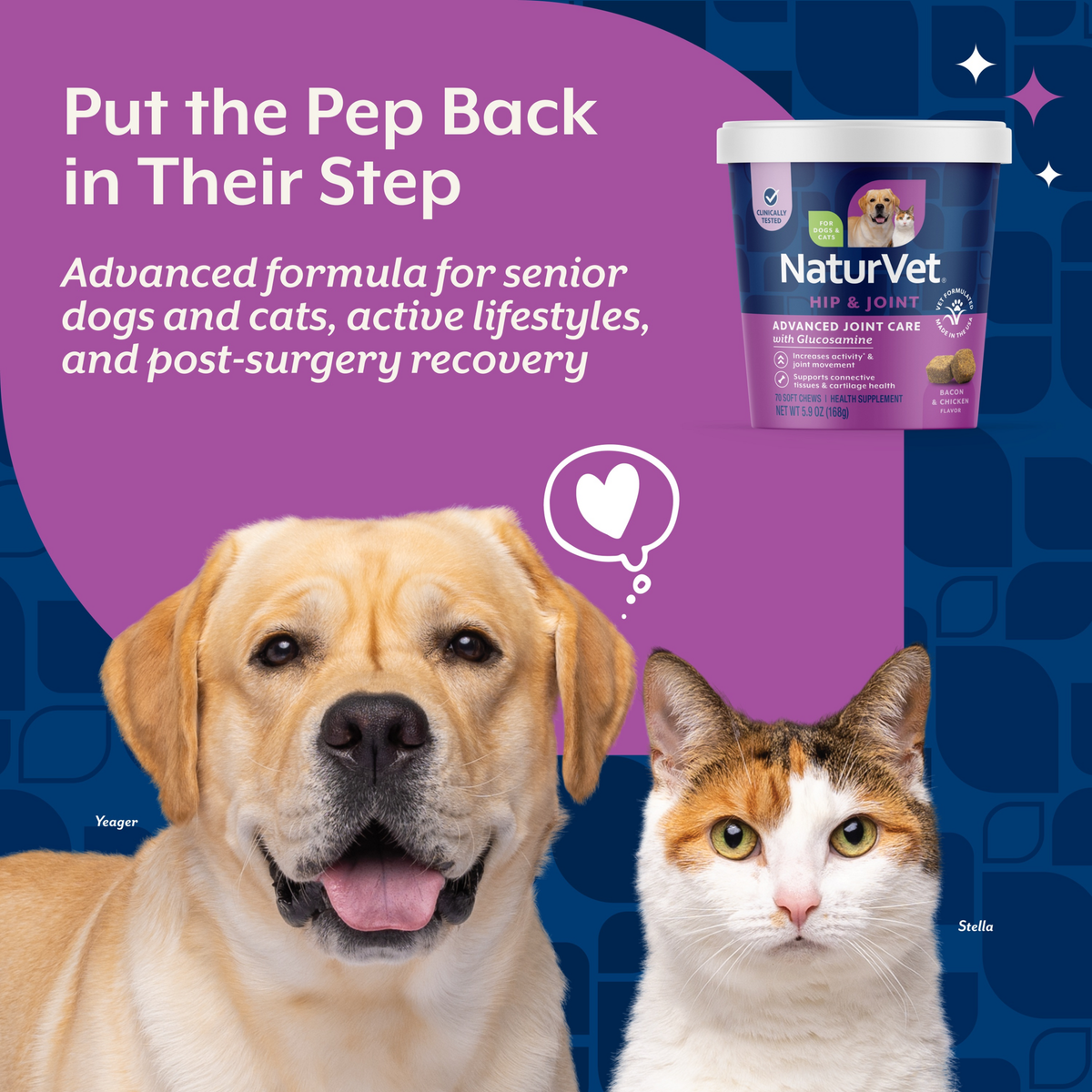 Naturvet Arthrisoothe Gold Level 3 Dog & Cat Soft Chews