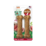 Nylabone Healthy Edibles All-Natural Long Lasting Roast Beef Flavor Chew Dog Treats, 2 ct up to 25 lbs
