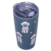 E & S Imports Serengeti Poodle Stainless Steel, Vacuum Insulated Tumbler with Spill Proof Lid 20 oz