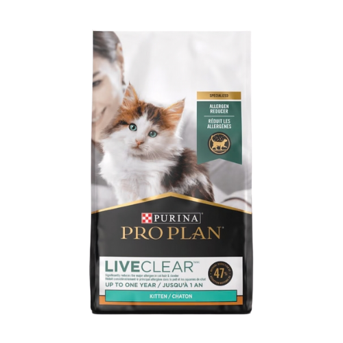 Purina Pro Plan LiveClear Kitten Chicken & Rice Formula Dry Cat Food 3.2 lb
