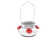 Nature's Way Clear Mason Jar Hummingbird Feeder 8 oz