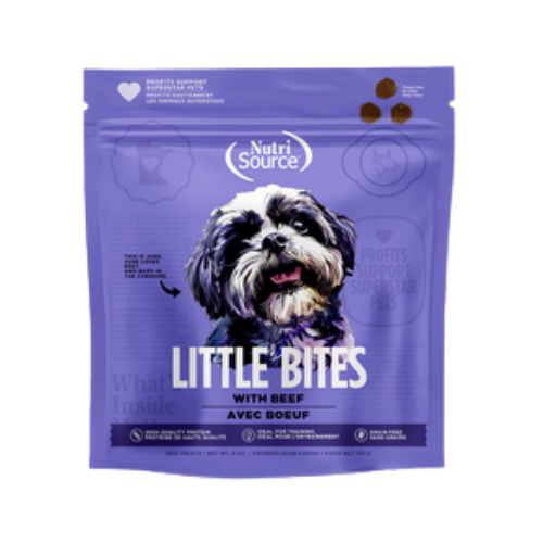 Nutrisource Beef Little Bites Grain-Free Dog Training Treats 6 oz