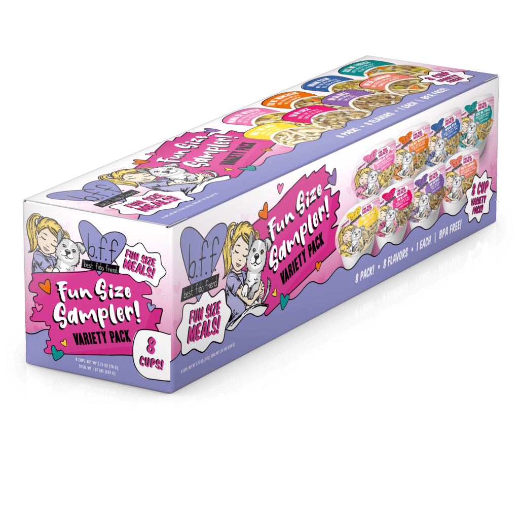 Weruva B.F.F. Fun Size Sampler Variety Pack Wet Dog Food 8 ct