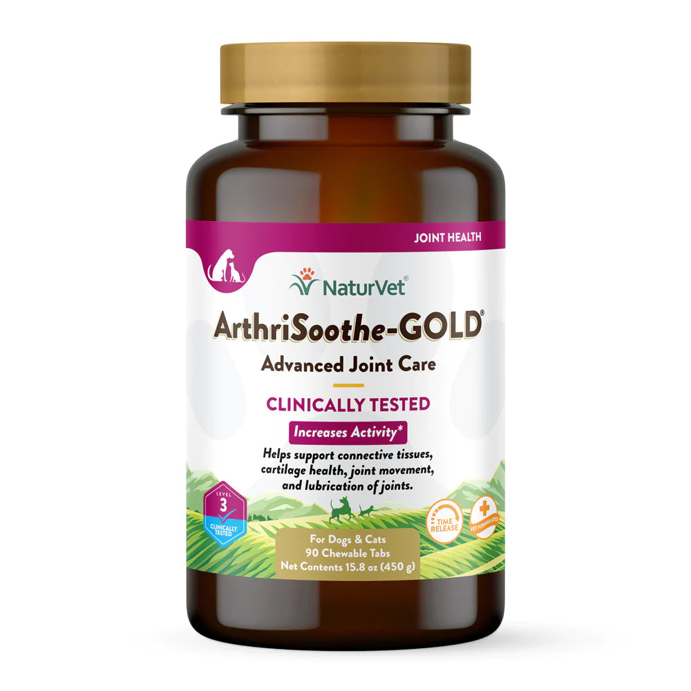 Naturvet Arthrisoothe Gold Level 3 Dog Chewable Tabs 90 ct
