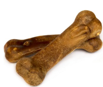 Nylabone Healthy Edibles Chicken Flavor Dog Bone Treats, Twin Pack up to 35 lbs