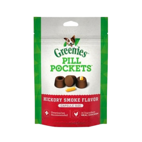 Greenies Pill Pockets for Capsules, Hickory Smoke Flavor for Dogs