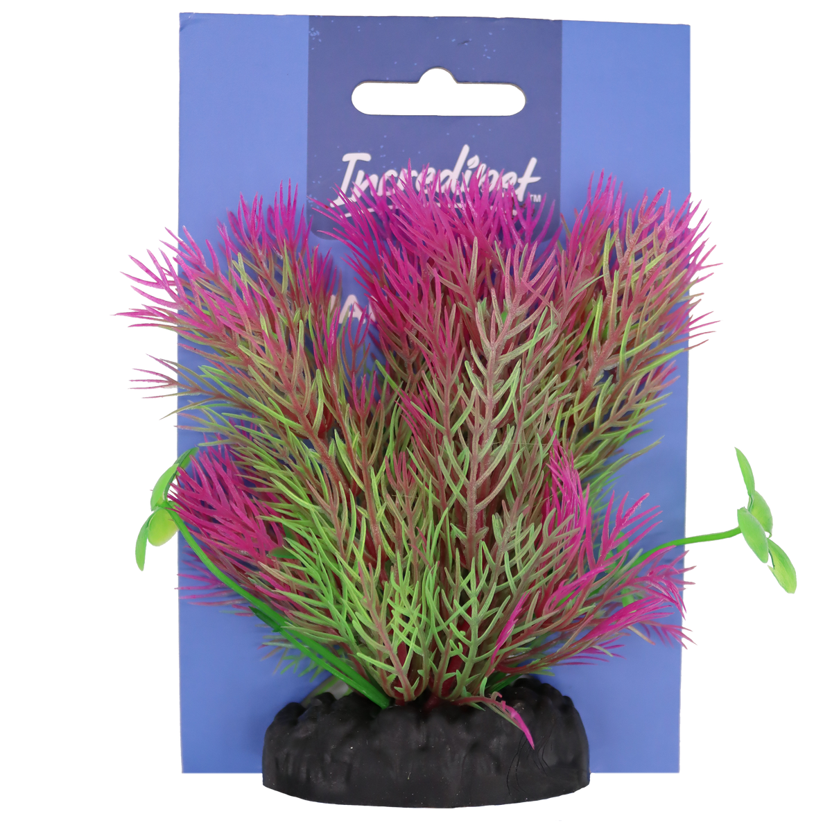 Incredipet Plastic Ceratoperis Aquarium Plant, Purple 4 in