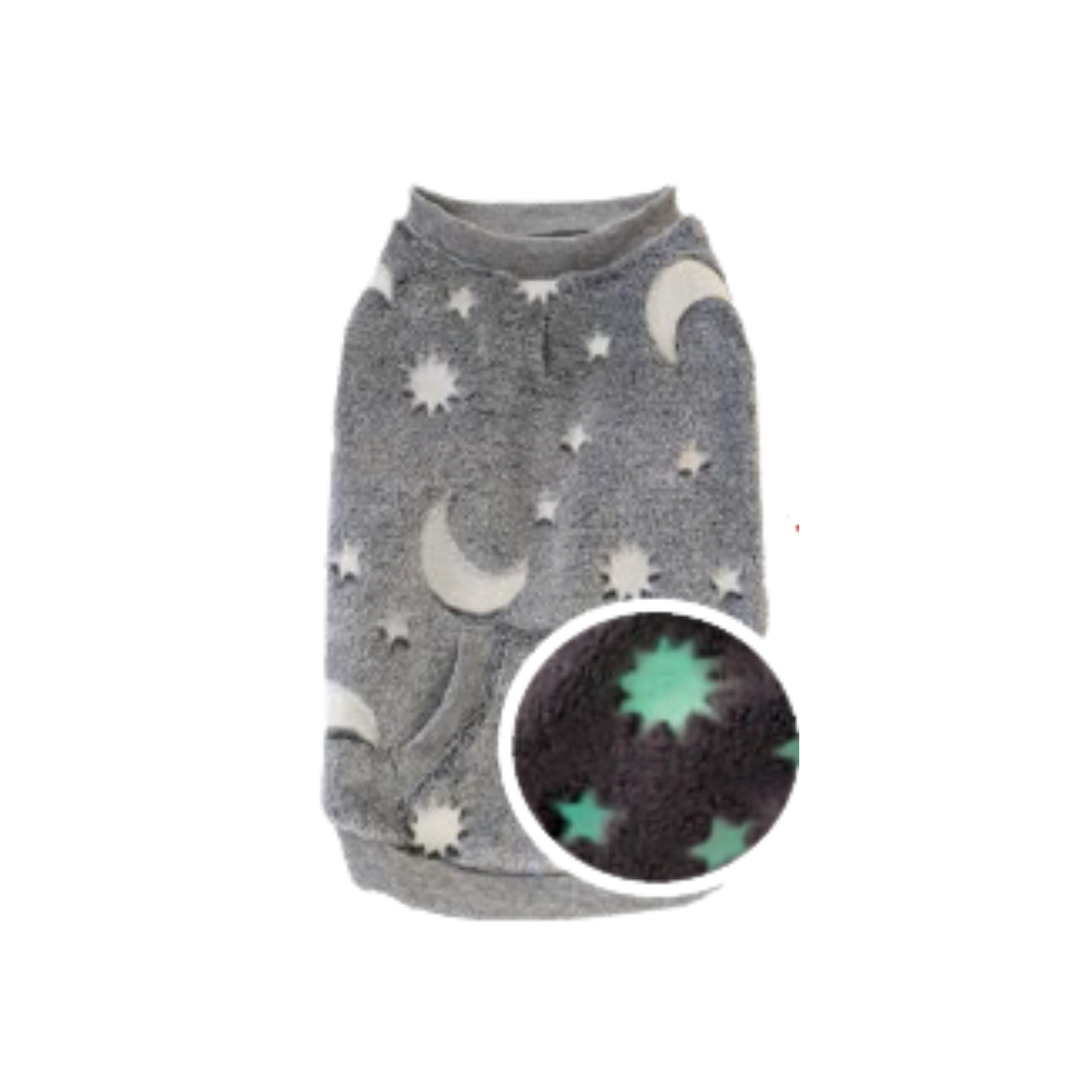 Spot Glow in the Dark Grey Dog Sweatshirt