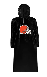 Pets First Cleveland Browns Basic Poncho for Humans